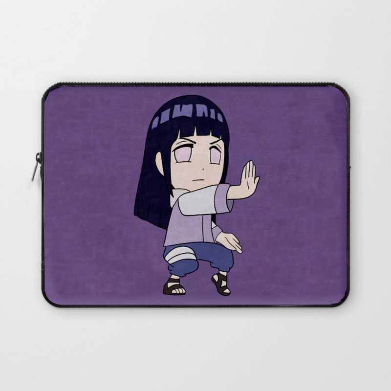 Crazy Corner Hinata Hyuga Naruto Printed Laptop Sleeve - 14