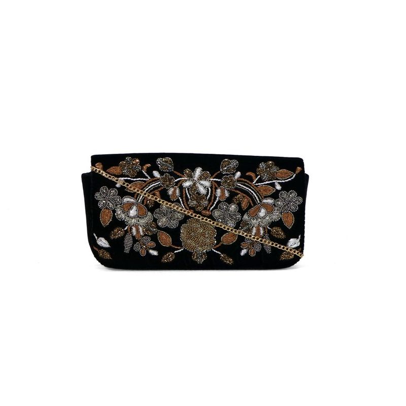 Buy Diwaah Black Party Clutches Online
