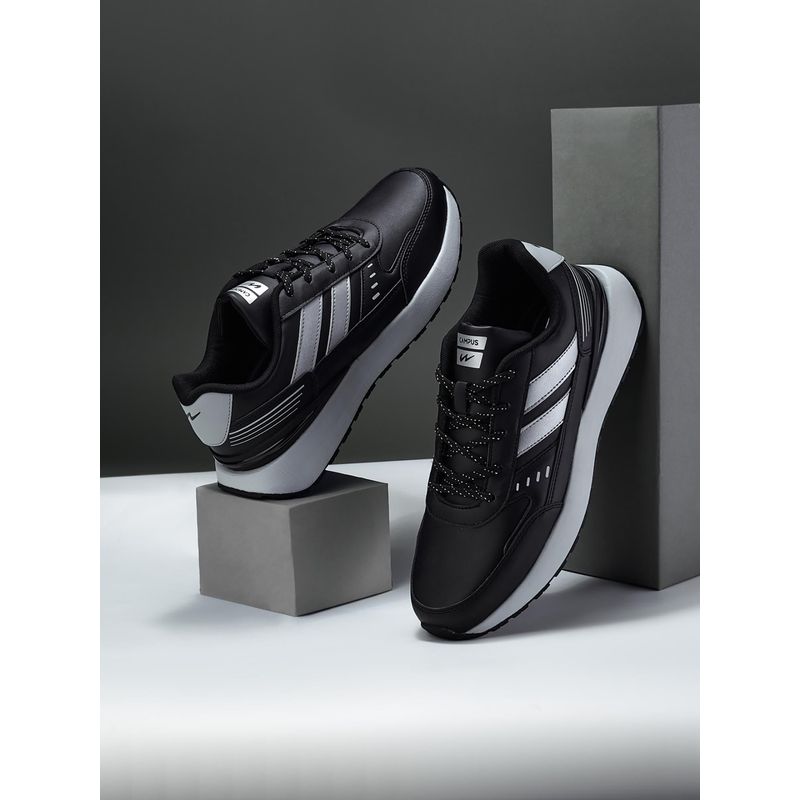 Campus Knick Men Black Sneakers (UK 8)