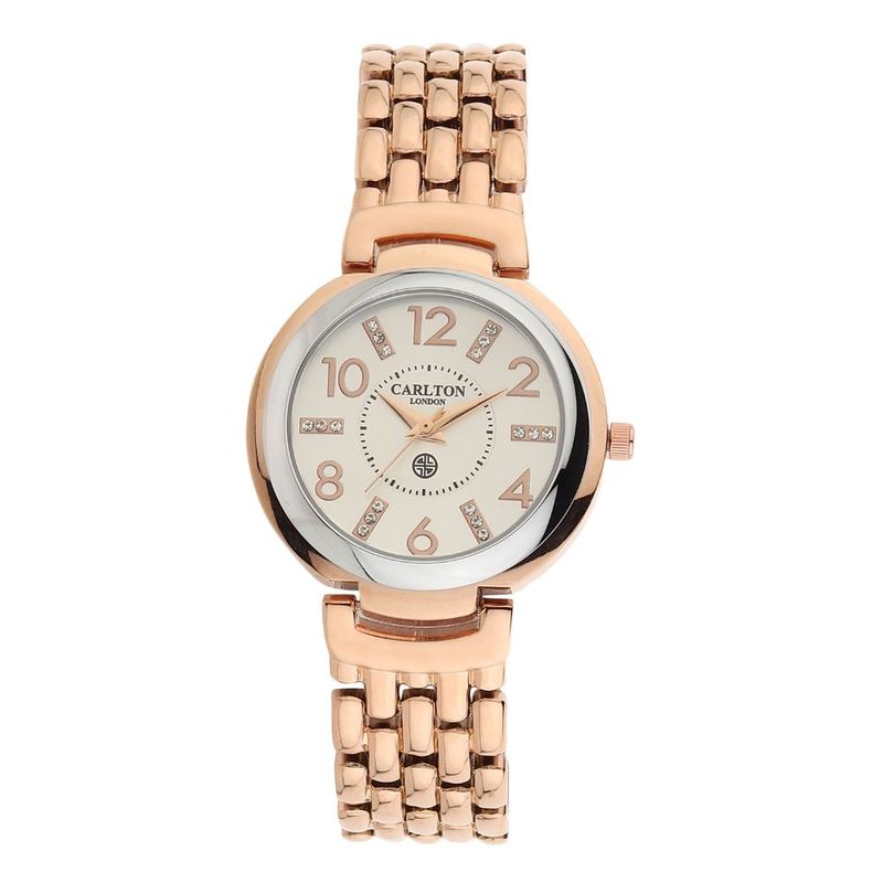 Carlton London Watches Women Silver Analog Watch Cl045rgslrg