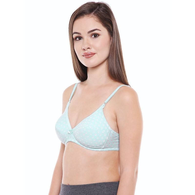 Bodycare Lightly Padded T-Shirt Bra In Lemon-Sky Color (Pack of 2) - 36B