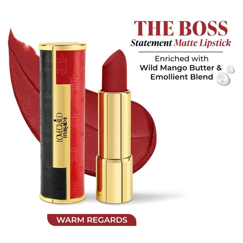 LoveChild Masaba Statement Matte Lipstick - Warm Regards