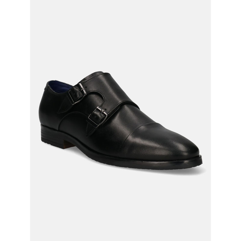 Bugatti Mens Black Monk Shoes (UK 10)