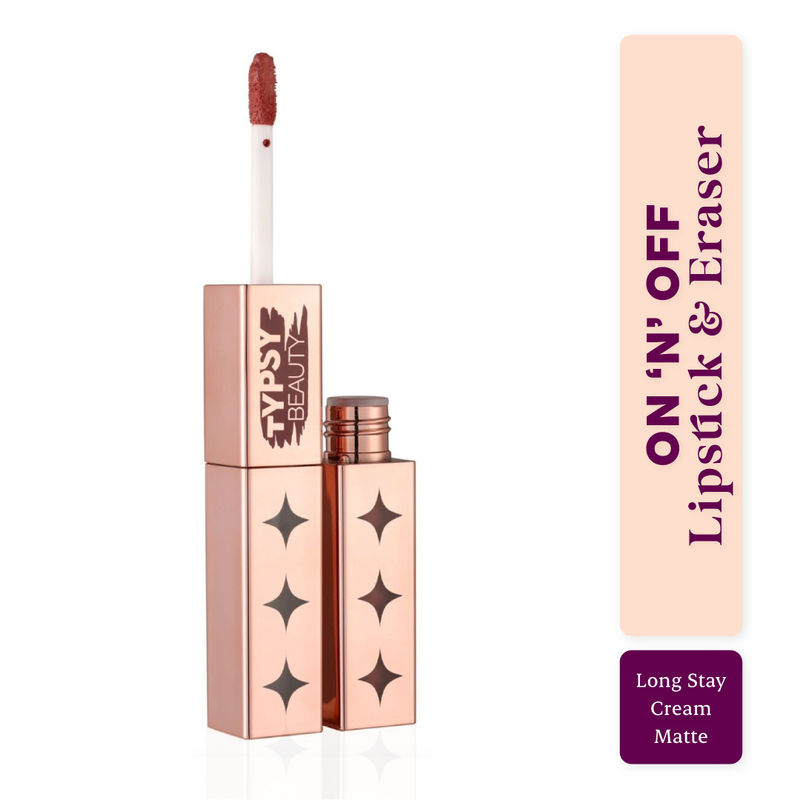 Typsy Beauty ON 'n' OFF Lipstick And Eraser - Rum Pum Pum 06