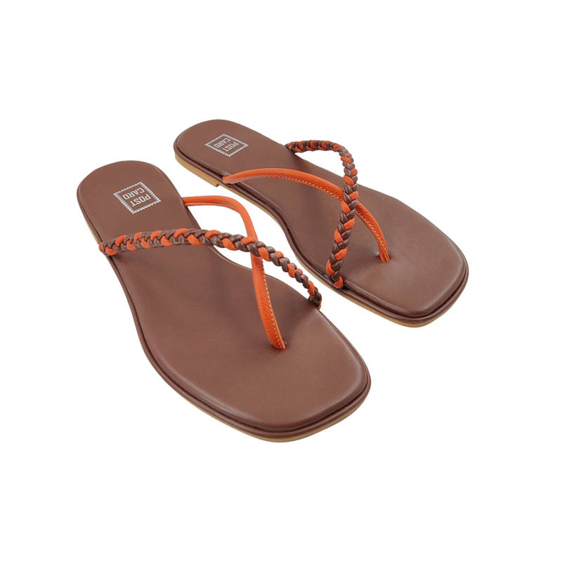 Postcard Solid Orange Flats (EURO 36)