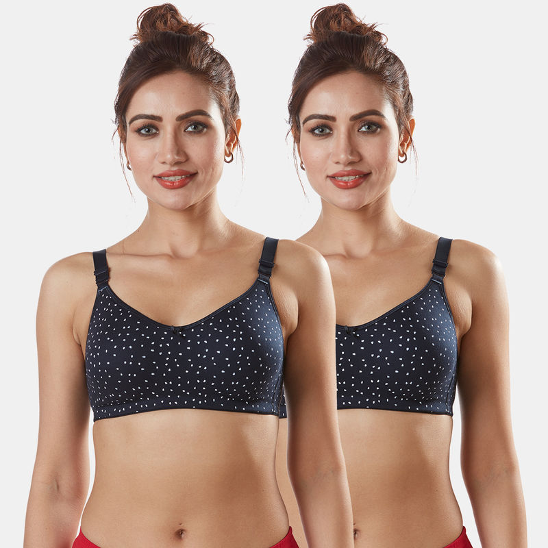 Sonari Nivya Non-padded T-shirt Bra - Navy Blue (34C)
