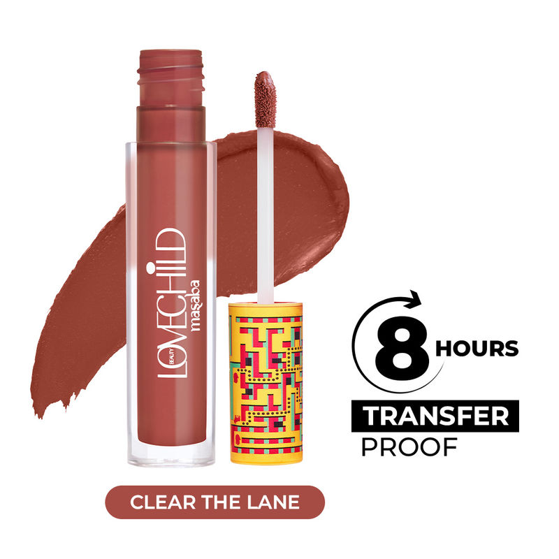 LoveChild Masaba - Mad-Matte Liquid Lipstick - 11 Clear The Lane