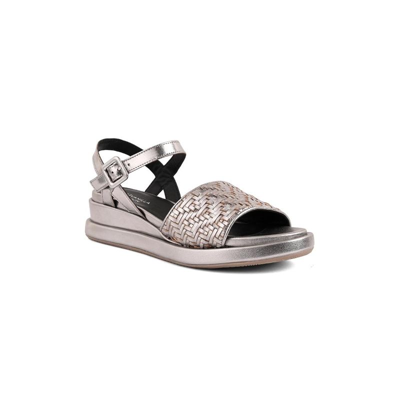 Vanilla Moon Oleta Buckle Sandals - Metallic (EURO 36)