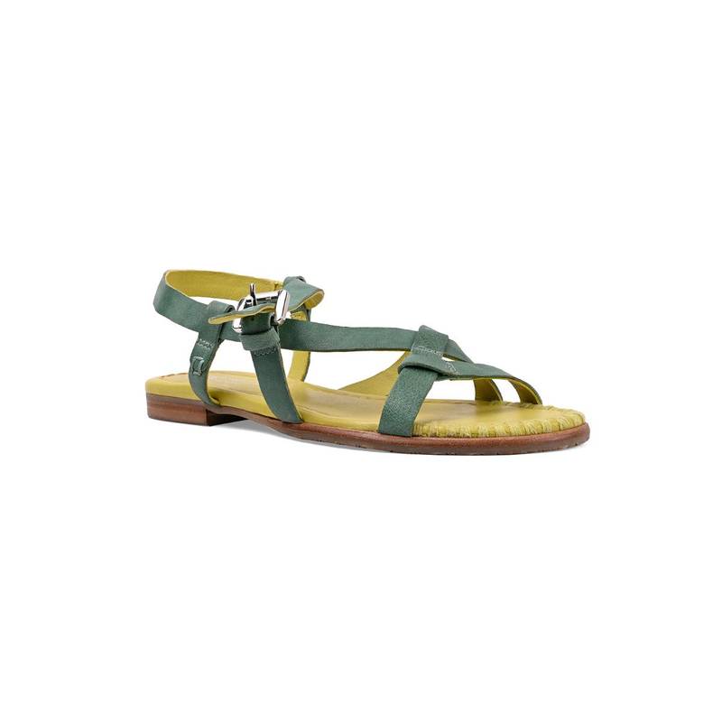 Vanilla Moon Abha Buckle Sandals - Green (EURO 37)