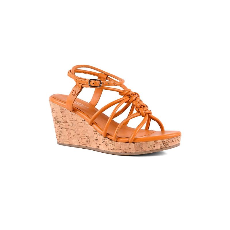 Vanilla Moon Neptune Buckle Heels - Orange (EURO 36)