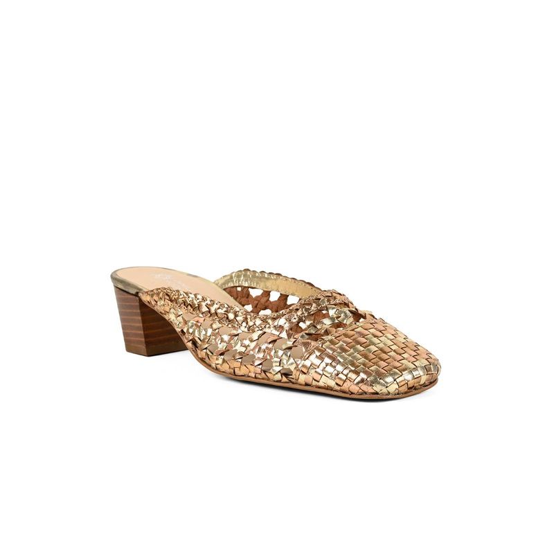 Vanilla Moon Latvia Slip On Heels - Gold (EURO 36)