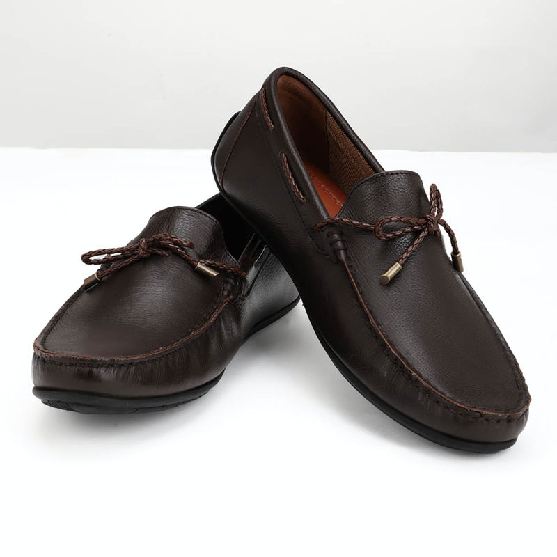 Louis Philippe Brown Boat Shoes (UK 6)