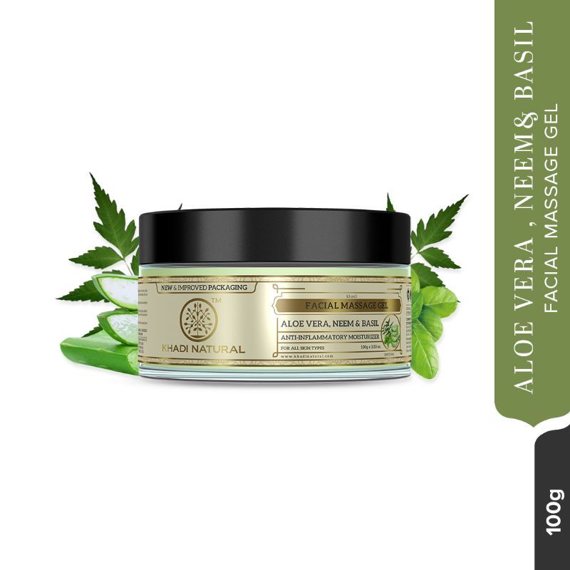 Buy Khadi Natural Mint Aloe Vera Facial Massage Gel Tightens