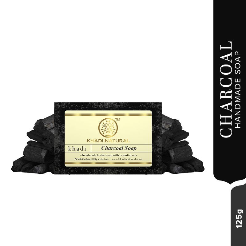 Khadi Natural Charcoal Handmade Soap Reduce Acne & Blackheads Buy