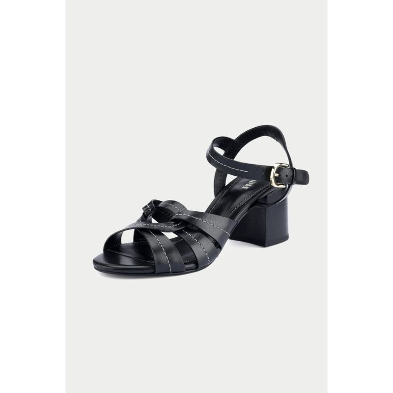 Oroh Triora Black Sandal Heels (EURO 36)