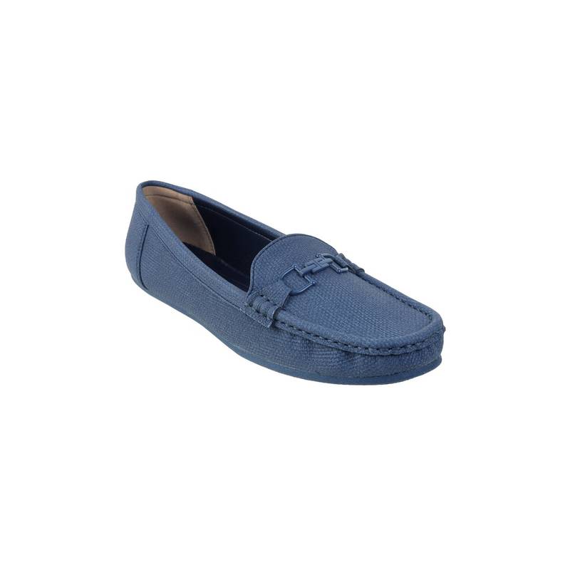Mochi Women Blue Casual Loafers (EURO 37)