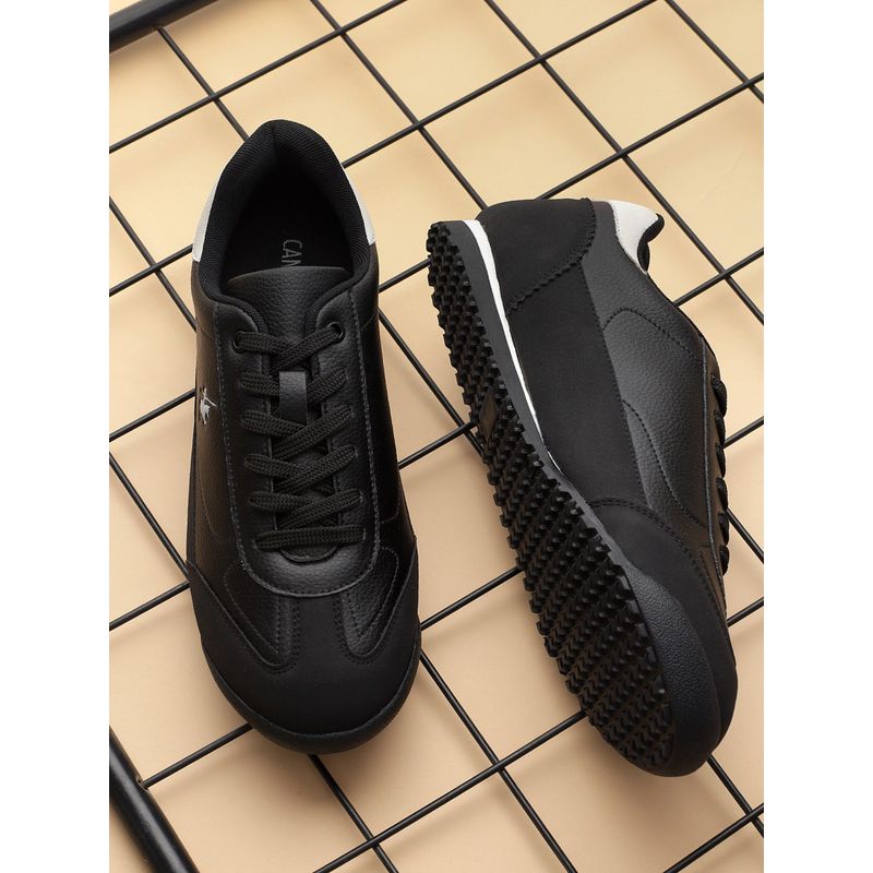 Cantabil Men Black Solid Casual Sneakers (UK 7)