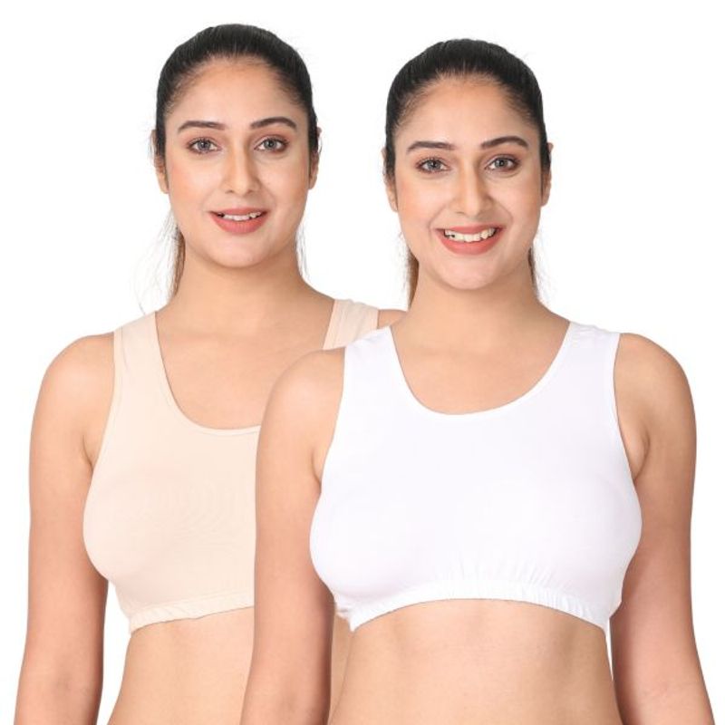Adira Pack Of 2 Sleep Bras - Multi-Color (XL)