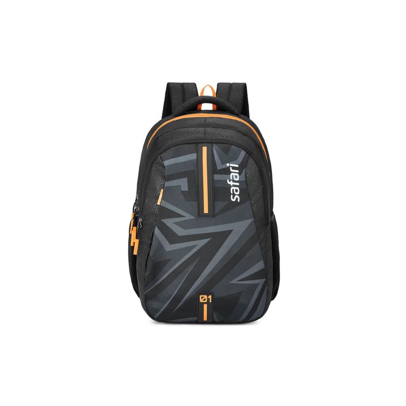 Buy Safari Triplex 6 Black 37L Casual Backpack with 3 Compartments