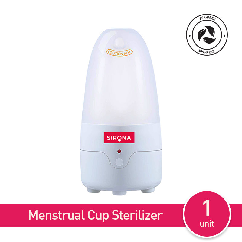 Sirona Menstrual Cup Sterilizer Clean your Period Cup Effortlessly in 3