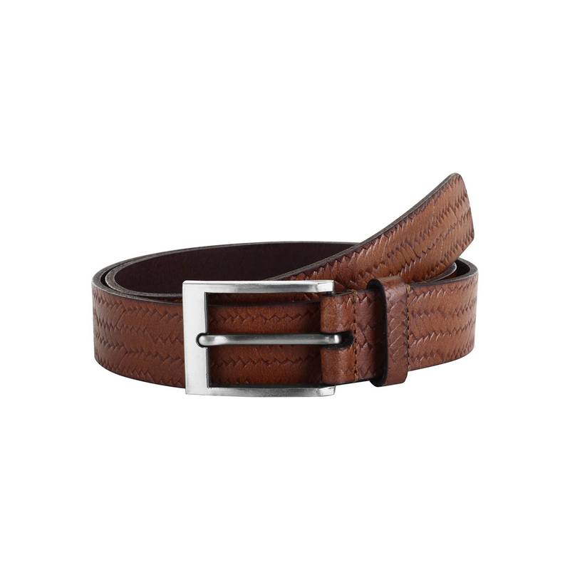 Aditi Wasan Brown Textured Belt (40)