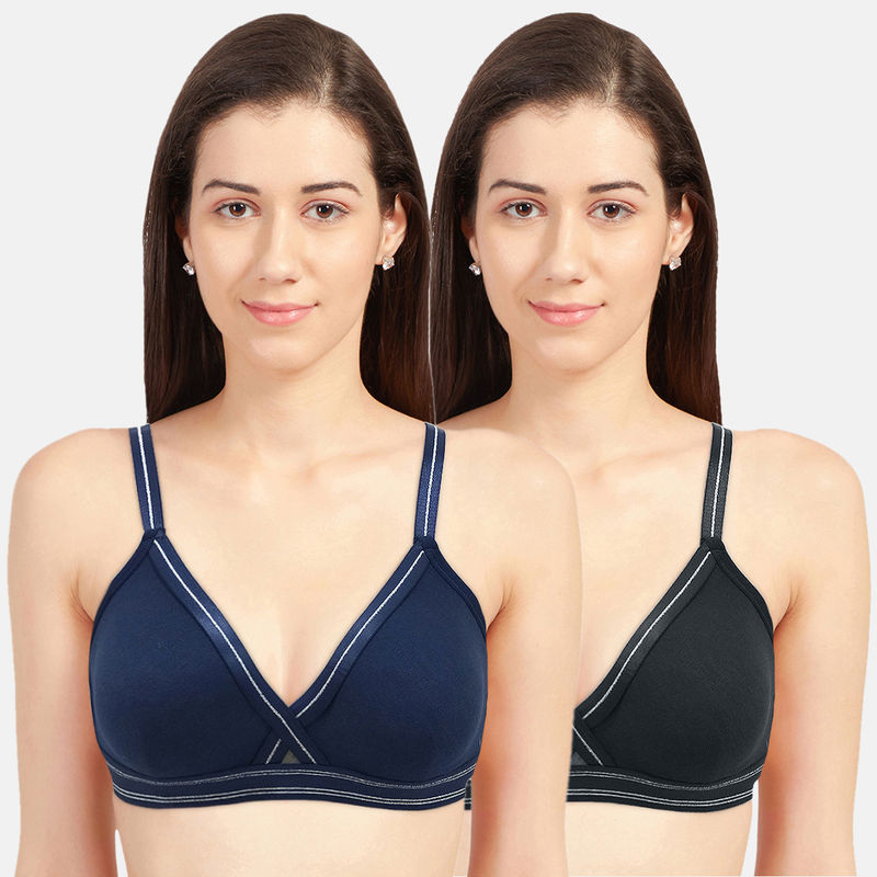 Sonari Shimmer Women's Nonpadded Regular Bra - Multi-Color (32B)