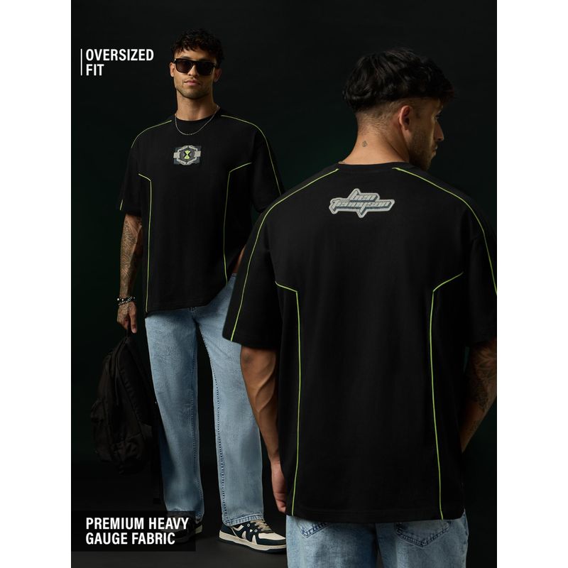 The Souled Store Official Ben 10: Tennyson Mens Oversized T-Shirt (M)