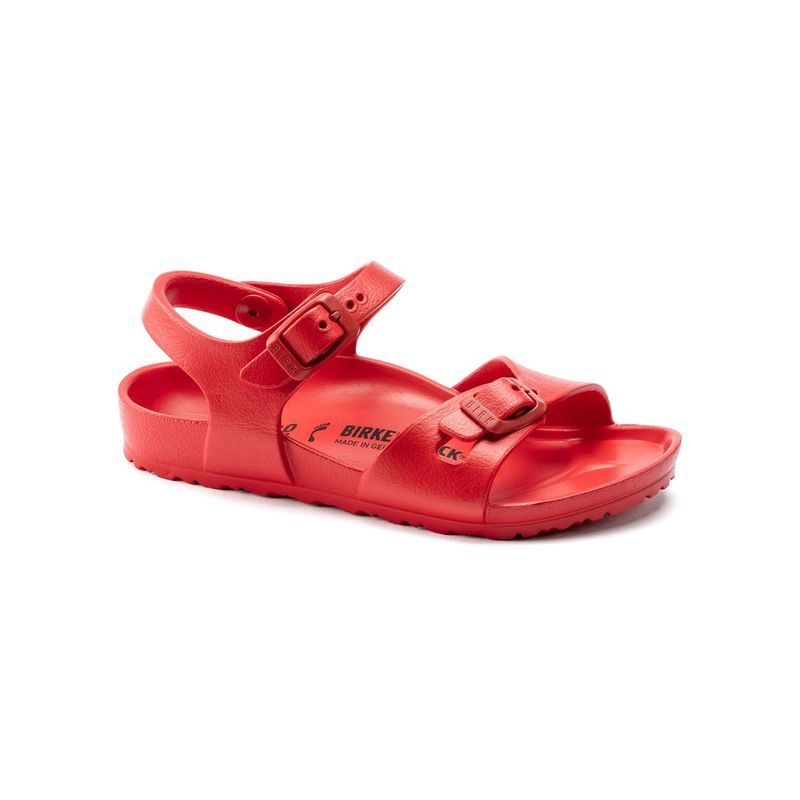 Red best sale birkenstock sandals