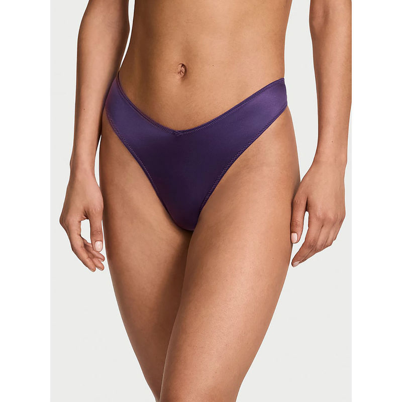 Victoria's Secret Blue Smooth Strappy-Back High-Leg Panty (M)