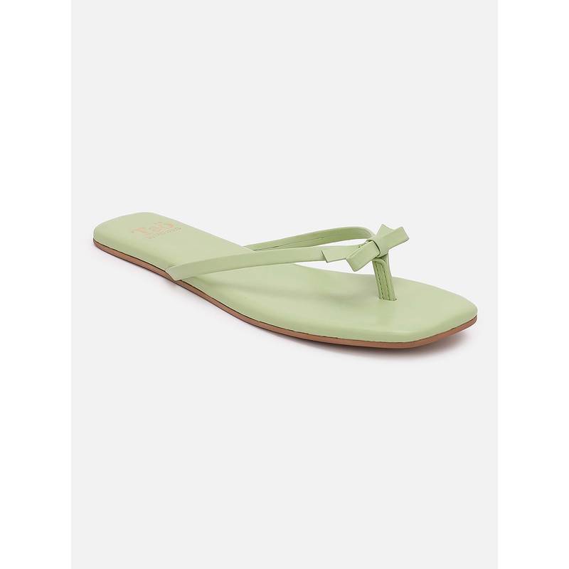 Tao Paris Women Green Slip On Flats (EURO 36)