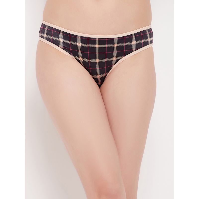 Clovia Polyamide Low Waist Outer Elastic Bikini Panty (S)
