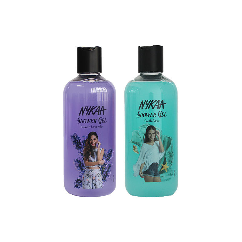 Nykaa French Lavender + Fresh Aqua Shower Gel Combo Buy Nykaa French