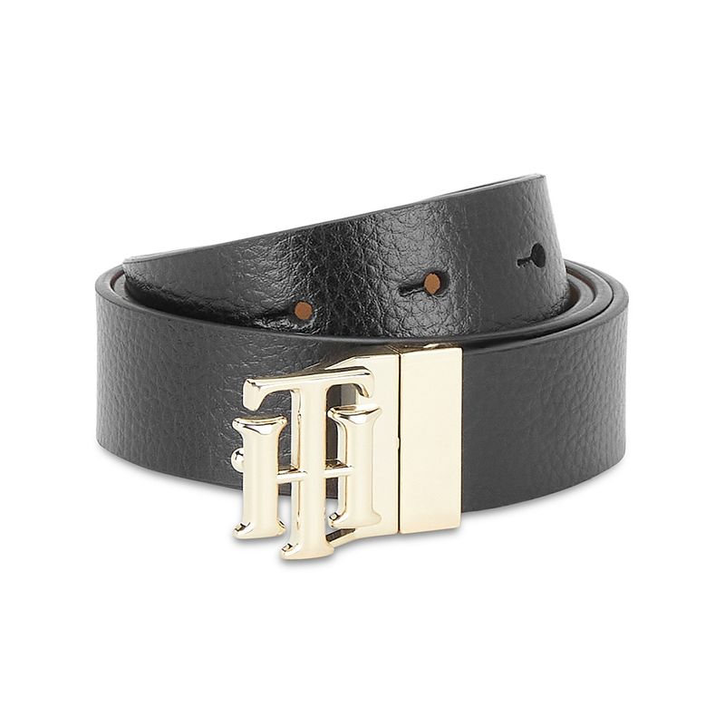 Tommy Hilfiger Dolmens Women Leather Reversible Belt - Black: Buy Tommy ...