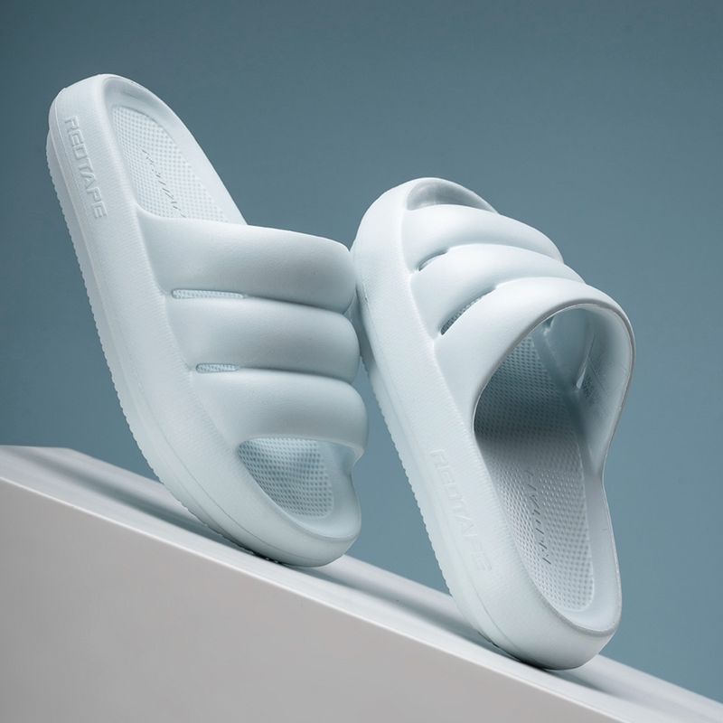 Red Tape Womens Solid Blue Sliders (UK 4)