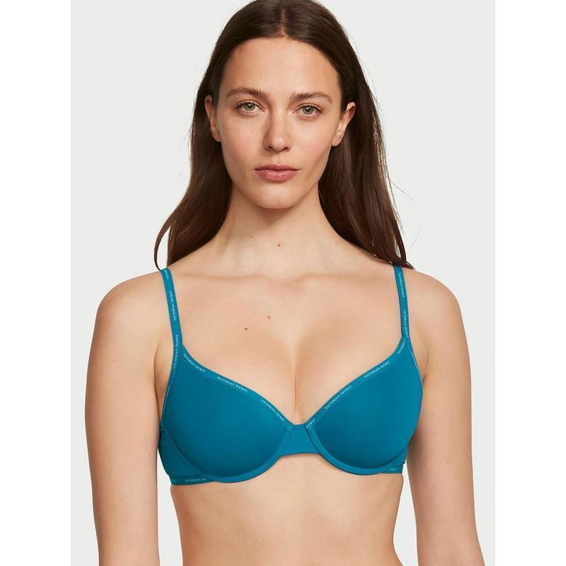 Victoria's Secret The T-Shirt Lightly Lined Demi Bra Blue (38C)