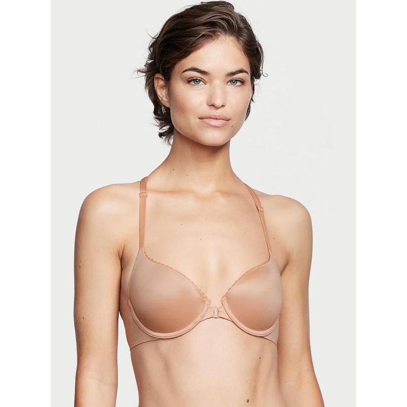 Victoria's Secret Body Lightly Lined Demi Racerback Bra Beige (38DDD)
