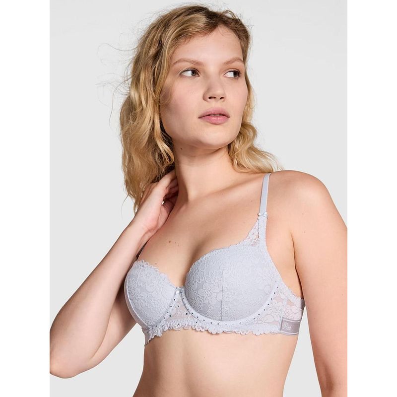 Victoria's Secret PINK Wink Lightly Lined Balconette Bra Blue (32A)