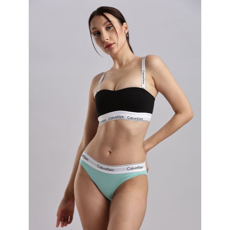 Calvin Klein Womens Blue Solid Panty (XS)