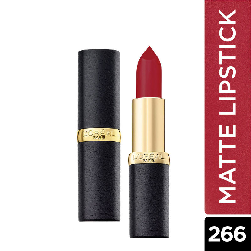 L'Oreal Paris Color Riche Moist Matte Lipstick - 266 Pure Rouge