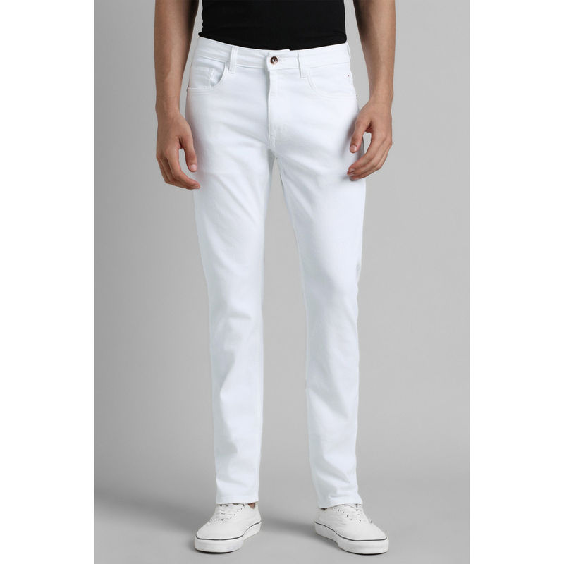 Simon Carter Men White Jeans (30)