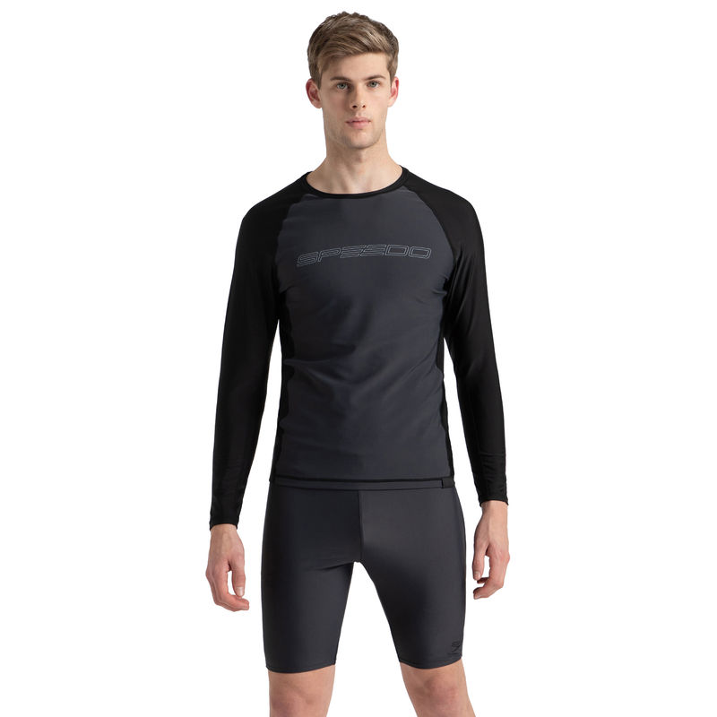 Speedo Endurance10 Oxid Grey Long Sleeve Swimwear Sun Top (40)