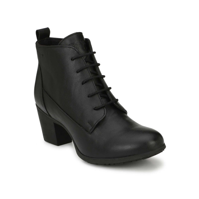 Delize Womens Black Booties (EURO 36)