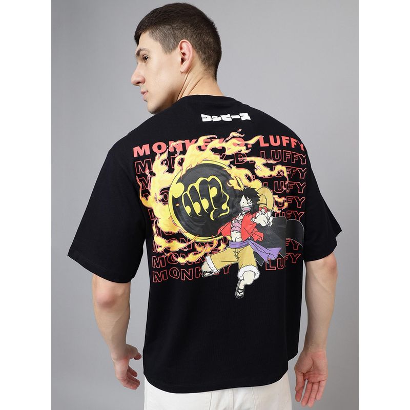Free Authority One Piece Printed Oversized T-Shirt for Men (L)