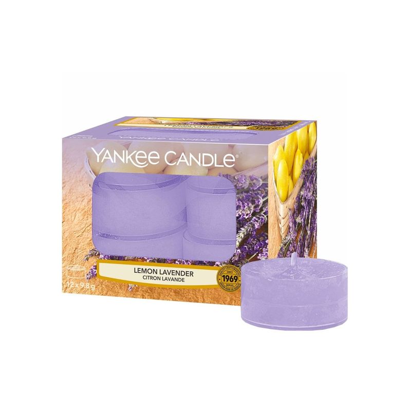 Buy Yankee Candle Classic Tea Lights Scented Candle Lemon Lavender Online