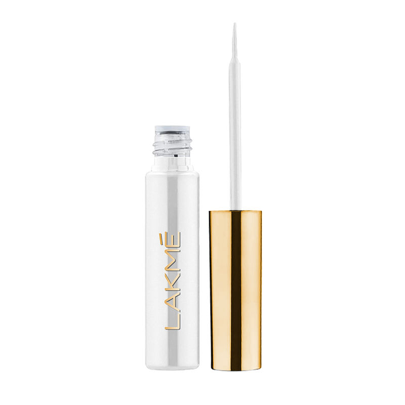Lakme Glitterati Collection Shine Eyeliner, Smudgeproof, Intense Shimmery Color -Etheral White