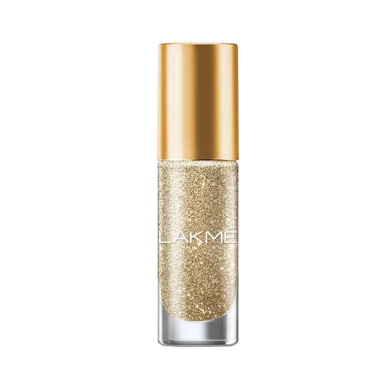 Lakme Glitterati Collection Nail Paint For High Glam, Glam Grey