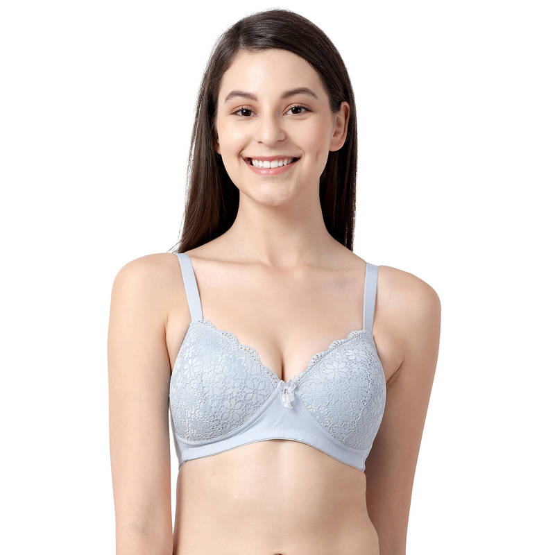 Taabu by Shyaway Everyday Bras - Padded Wirefree 3/4 Coverage - Blue (32D)