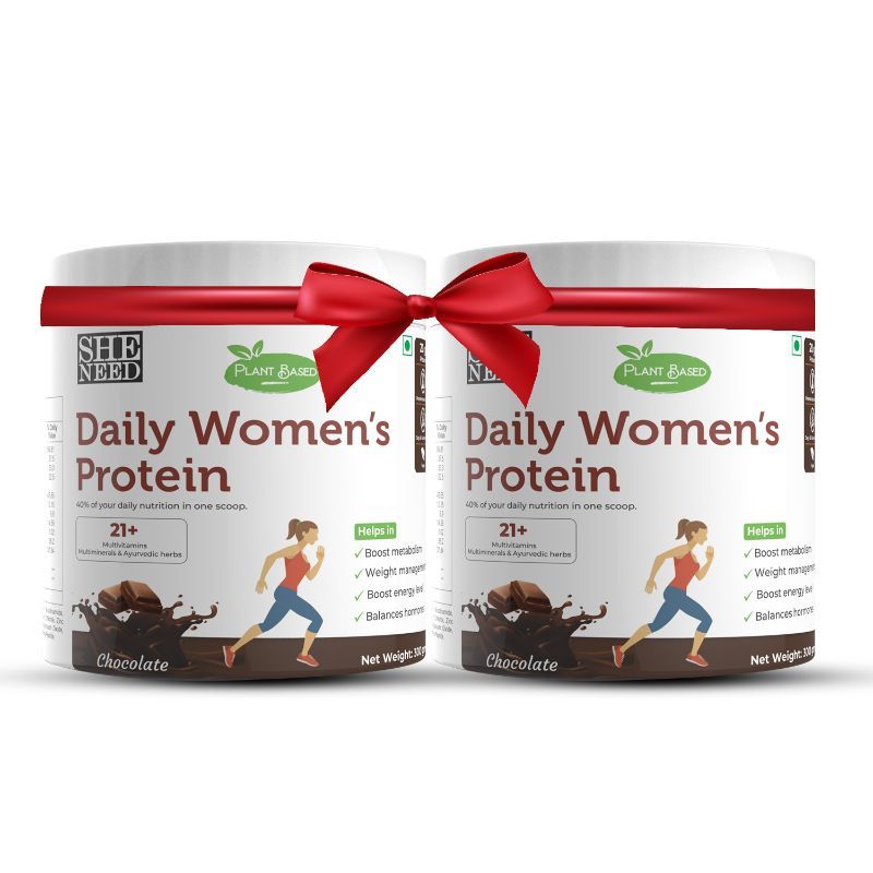 SheNeed Plant Based Daily Women’s Protein Drink with 21+ Nutrients for