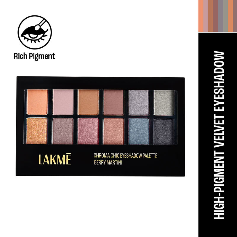 Lakme Absolute Spotlight Eye Shadow Palette Smokin Glam