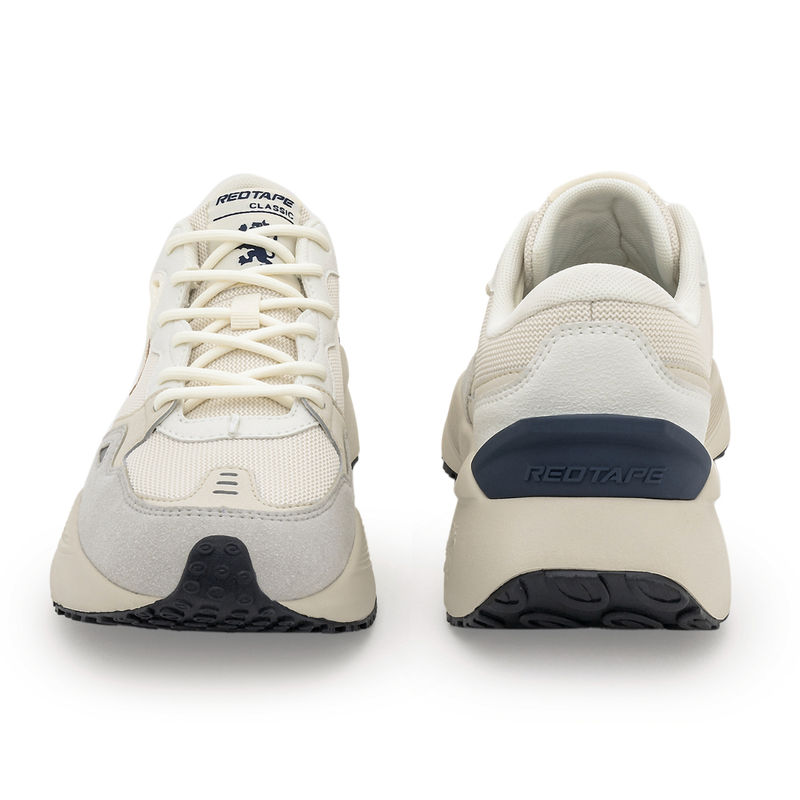 Red Tape Men Textured Beige Lifestyle Sneakers (UK 9)